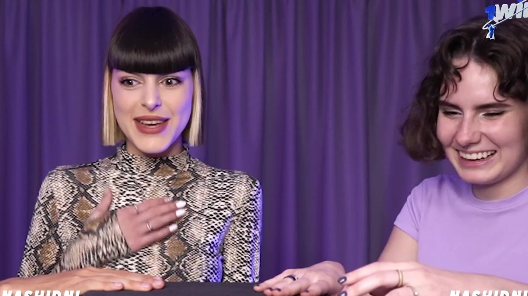 Challenge Youtube Show With Two Beauties Can You Guess What They Re Touching