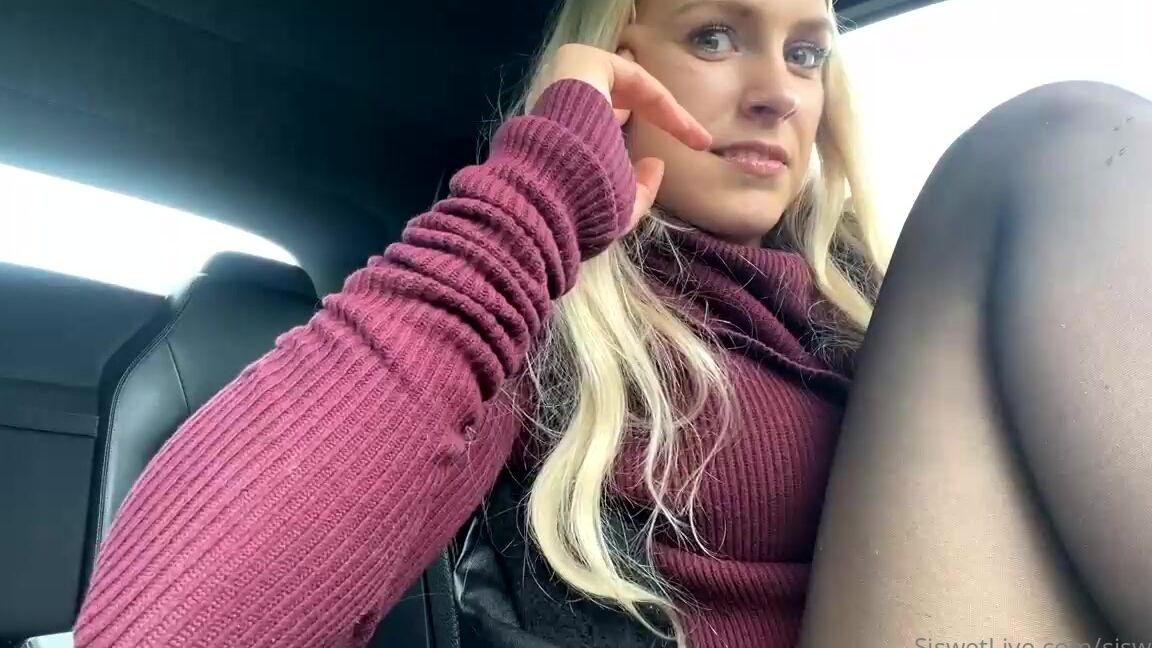 Siswet I Was On My Way To Do Some Shopping But Then I Got Horny And Parked The Car