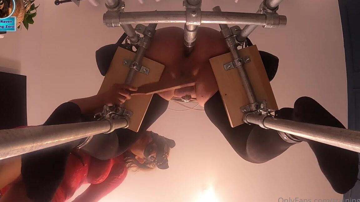 Miss Raven Aka Trainingzero Onlyfans Part Of My New Bondage Set Up Experiments This Was So Much Fun 3B