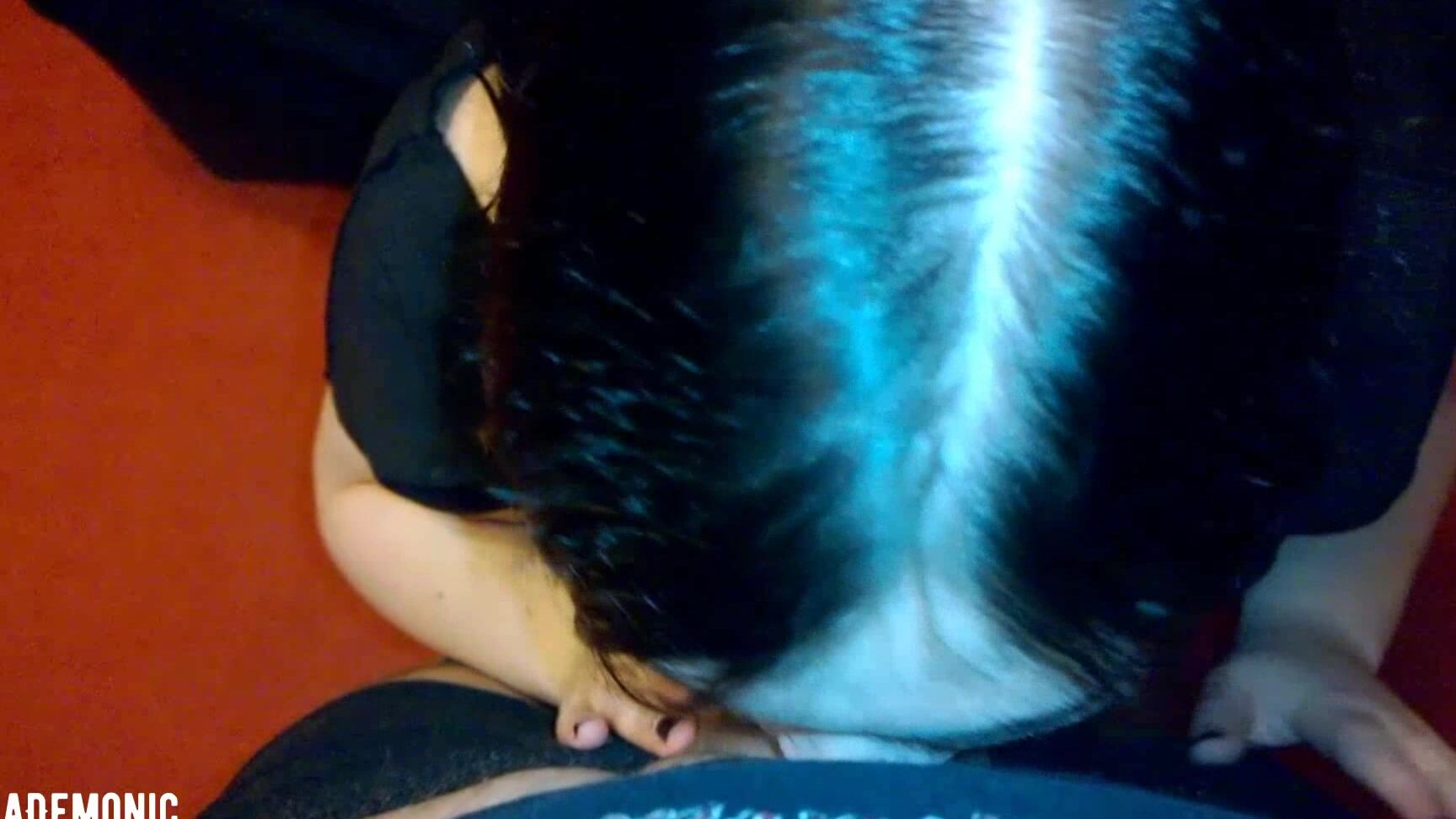 Minademonic Chubby Goth Teen Sucking And Fucking