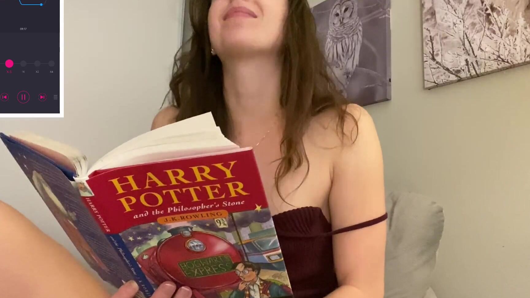 "Nadia Foxx" Adult Toys, Masturbate, Kink, Lush, Lovense, Lovense Lush, Lovense Lush Orgasm, Lush Vibrator, Hysterical Reading, Hysterical Orgasm, Reading, Reading Vibrator, Reading Harry Potter, Reading Orgasm, Harry Potter, Orgasm, Suggest Nadia Fo