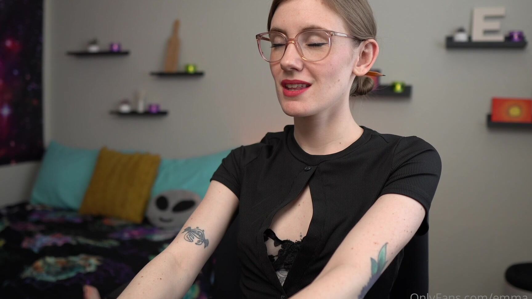 Emma Ruby Fantasizing About Your Insanely Hot Horny Secretary