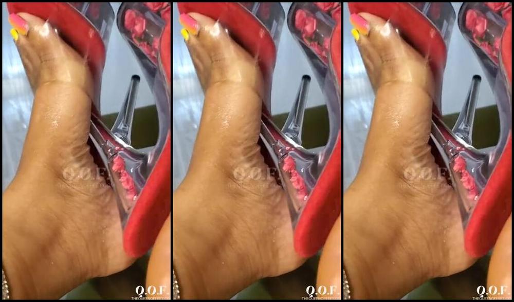 Thedcfootqueen Onlyfans Fucking My Own Cummy Arches Embarrassed To Admit This Felt Good Asf I Love Having My Feet Fuckedp