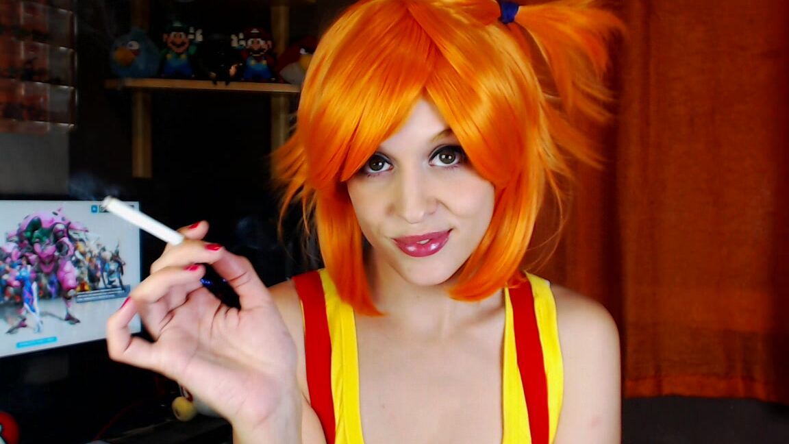 Candystart Misty Pokemon Sexy Smoking