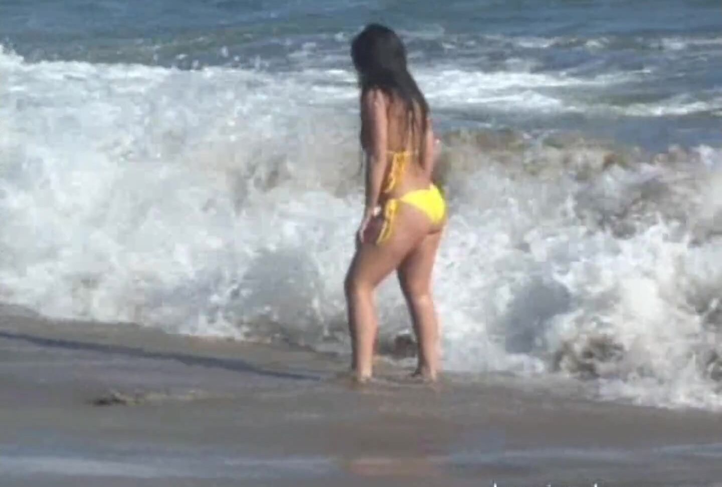 Luscious Lopez Tbt Lusciouslopez Big Booty Splashing In The Waves
