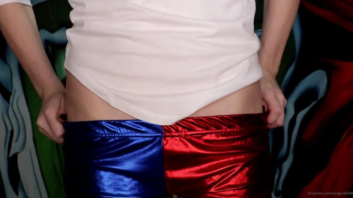 Megan Ginger Asmr Nicknamed Gingerasmr Onlyfans Harley Quinn Fixes Her Outfit Onlyfans Edition