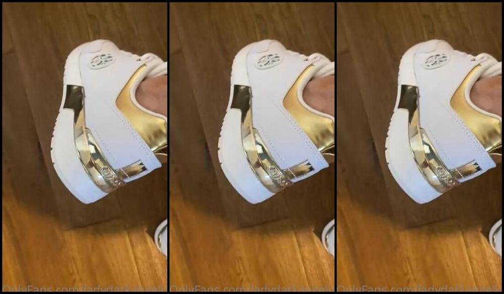 Ladydarkangeluk Onlyfans Wore My New Trainers Today Love Them