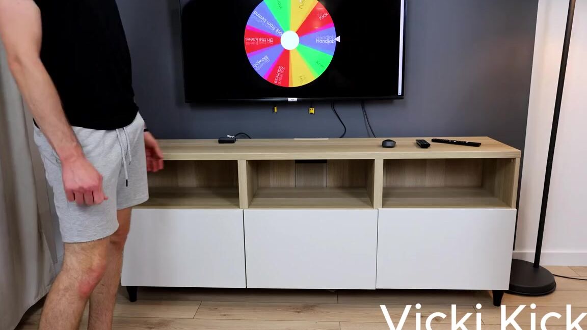 Vicki Kicks Onlyfans Wheel Of Fortune I Noticed That Kicks From Behind Are Very Painful For Himp