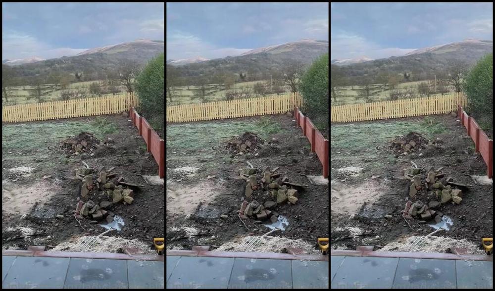 Ladydarkangeluk Onlyfans Good Morning From My Garden In Progress Did Anyone Spot The Dildo Looking Dog Toy