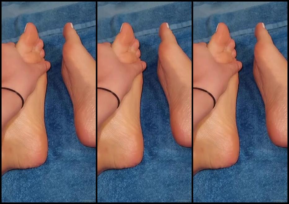 Goddessgabriela Onlyfans White Toes Joi Watch Me Show Off And Tease You With My Freshly Pampered Feet While I Give You Joi