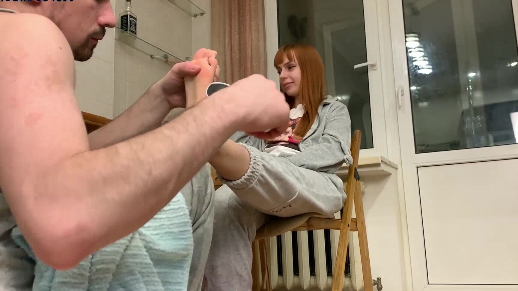 Petite Princess FemDom - Scrubs Foot Dust Of Mistress Kira's Feet