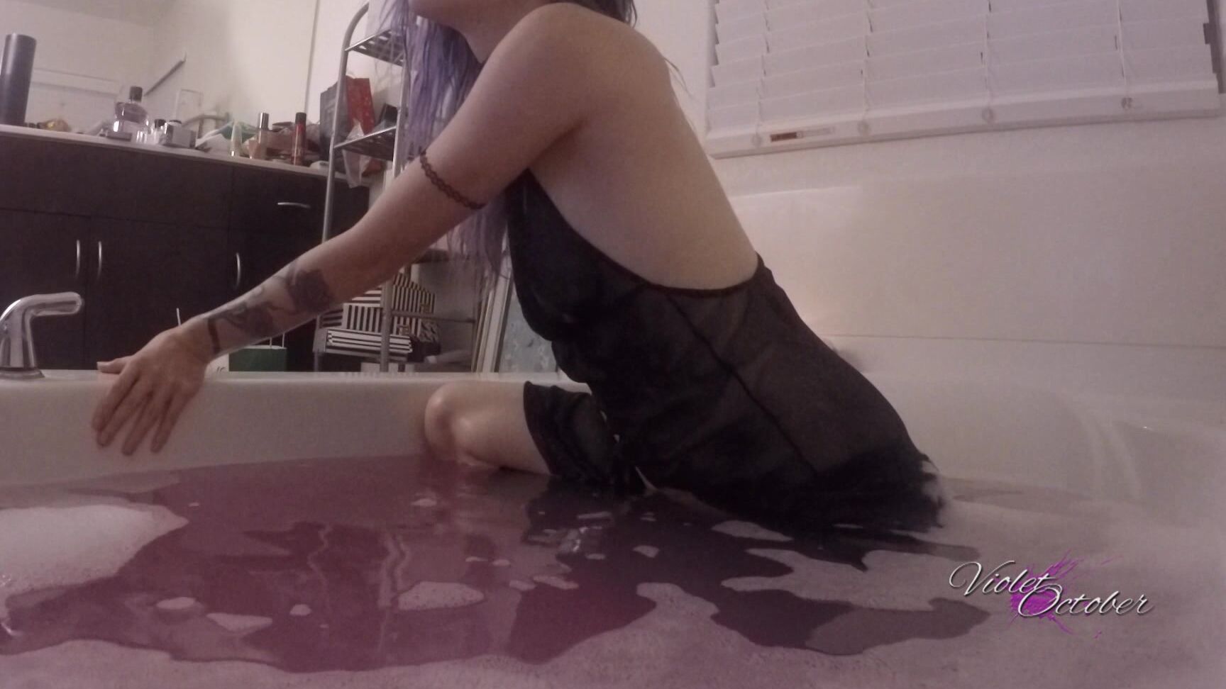 Bathtub Fetish, Gothic, Live Cams, Punk Rockers, Voyeur Cams violetoctober my first members show ManyVids