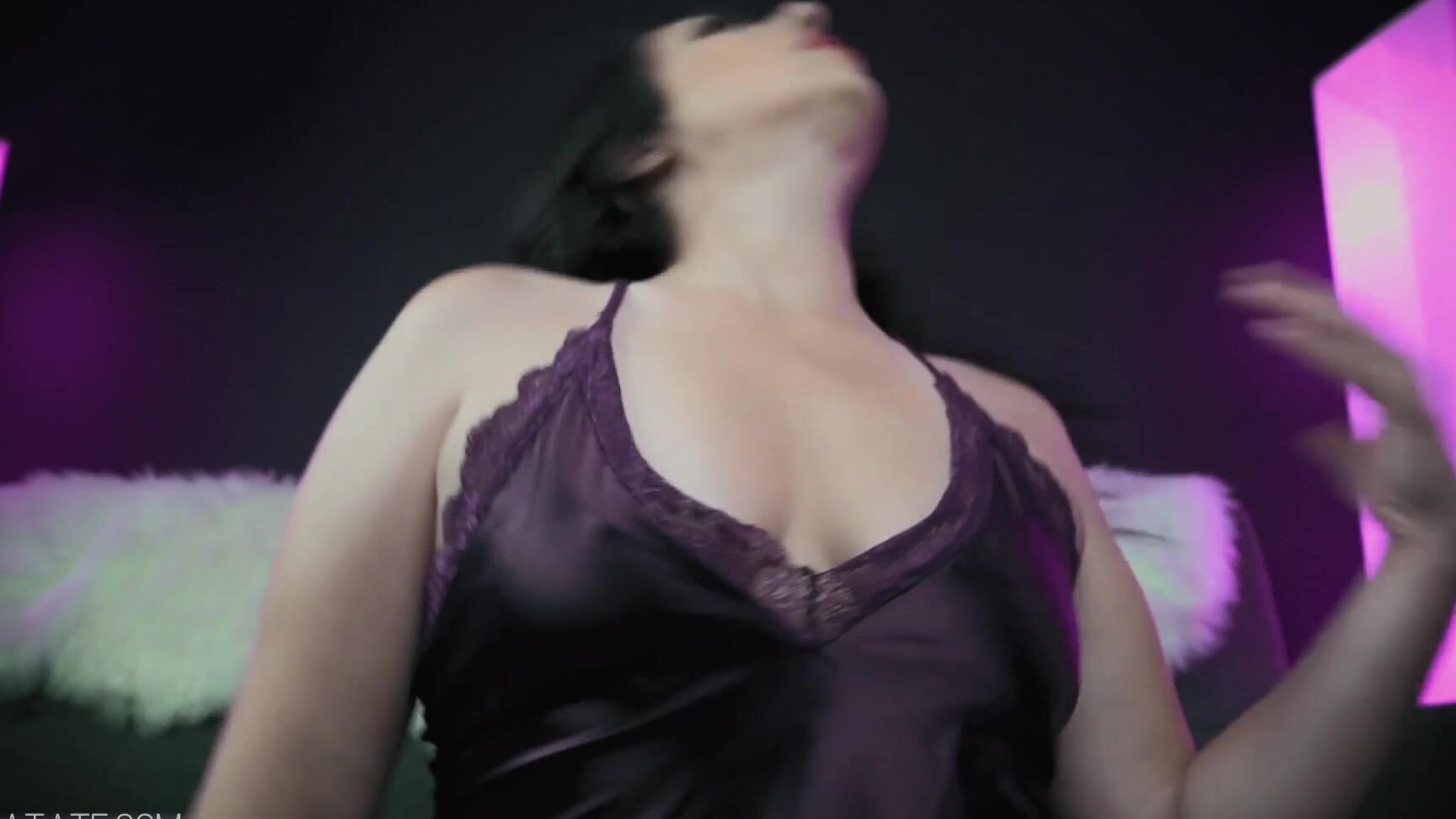 Talia Tate Sensual Satin Stroking