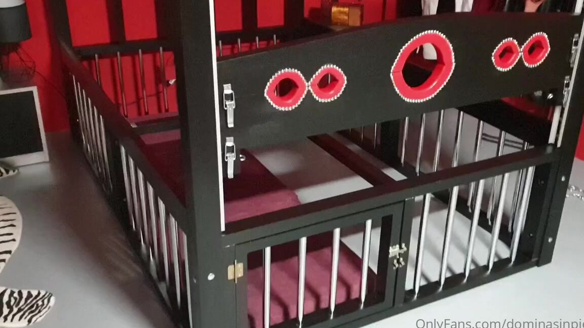 Mistress Sinpiedad Nicknamed Sinpiedad Onlyfans My Bed Cage Is Ready In My Madrid Dungeon Slaves