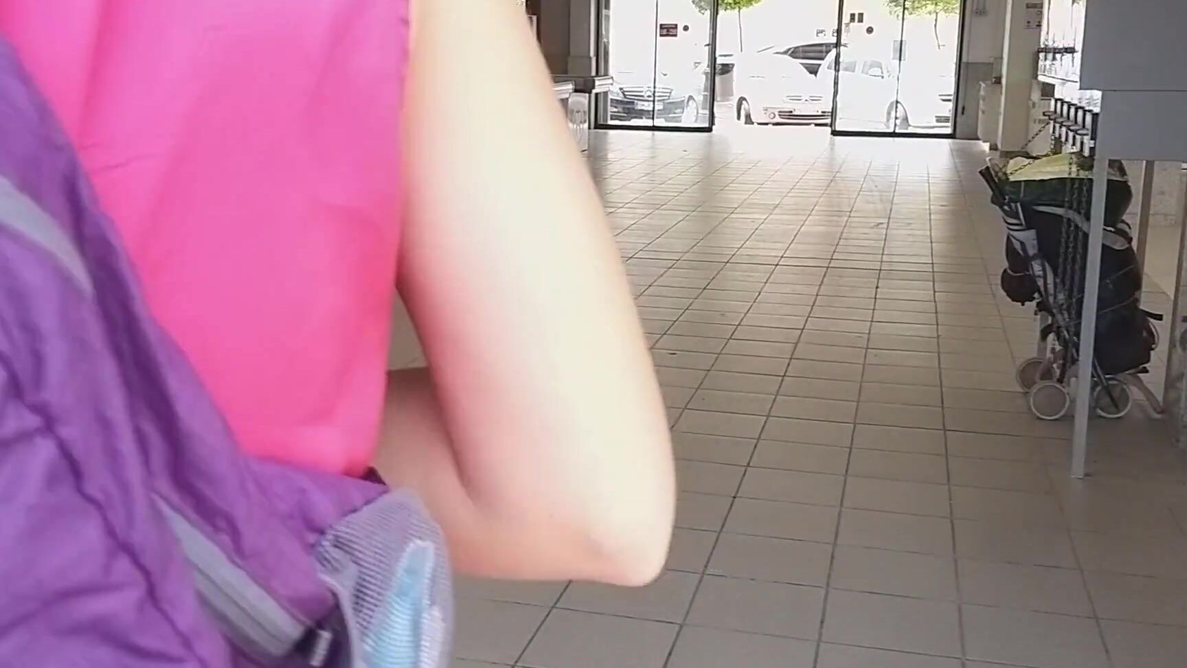 dream4angel no bra no panties in local supermarket my new pink rose butt plug risky flashing in public place Pornhub