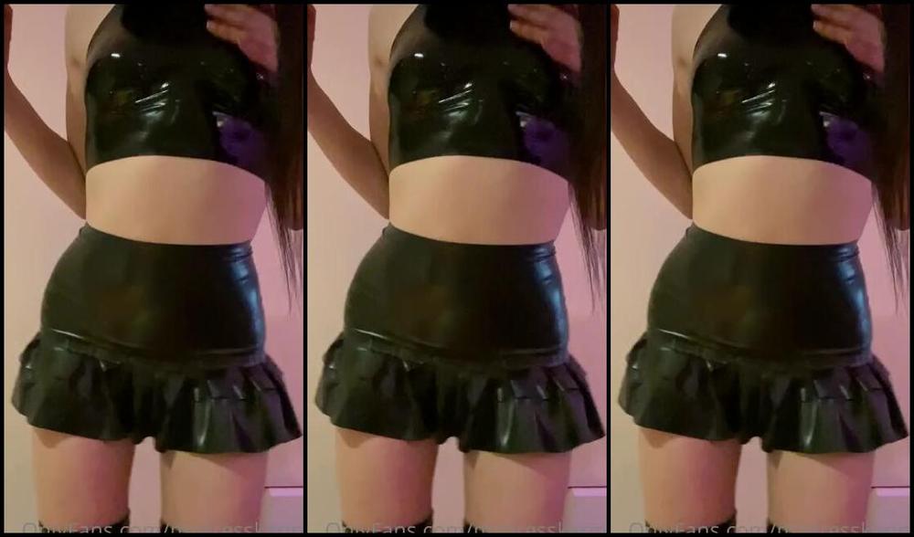 Karina Kalashnikova Nicknamed Mistresskarina Onlyfans Edge Your Dick While I Shine My Latex Watch This Over And Over Until You Re A Dripping Mess