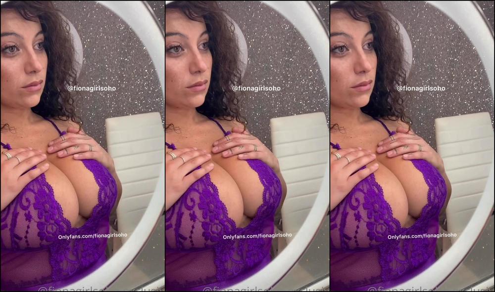 Fionagirlsoho Mirror Mirror On The Wall Wearing My Sexy Purple Lace Bodysui