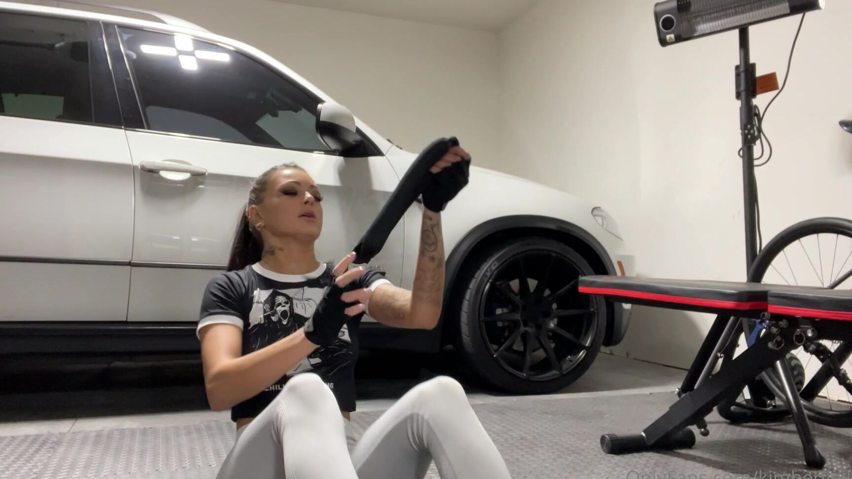 Kimberveilsplus A Look Into A Light Workout At Home Not