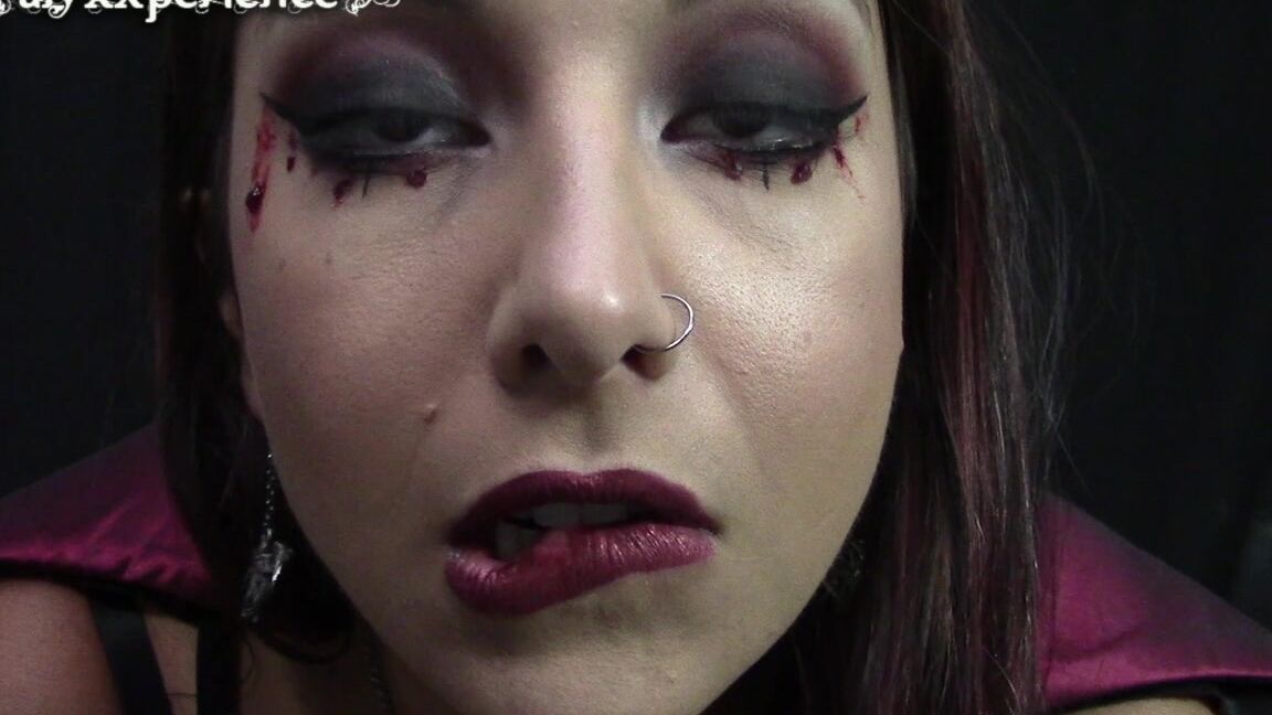 JOI, Masturbation Encouragement, Vampire, Ass Worship, Gothic vampire aly jerk off instruction ManyVids