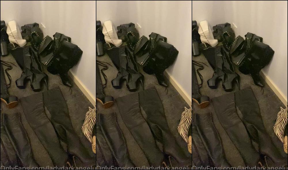 Lady Dark Angel Think You Can Safely Say I M A Boot Queen Just Need To Be Able To Store Them All In A Better Way Now