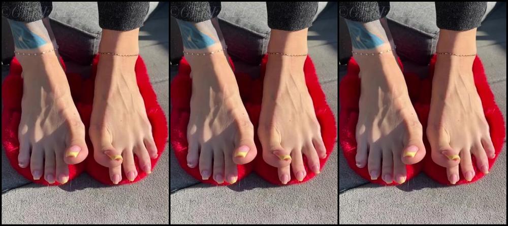 Greek Goddess Li Aka Greekli77 04 17 2025 Onlyfans Video Close Up Video Of My Lovely Long Toes And Gorgeous Pedicure I Wish I Had