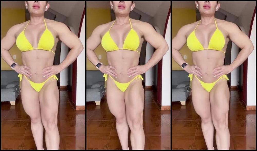 Quadsgoddess Nicknamed Quadsgoddess 02 15 2024 Onlyfans Video More Muscle Flex After Cardio N8Su B