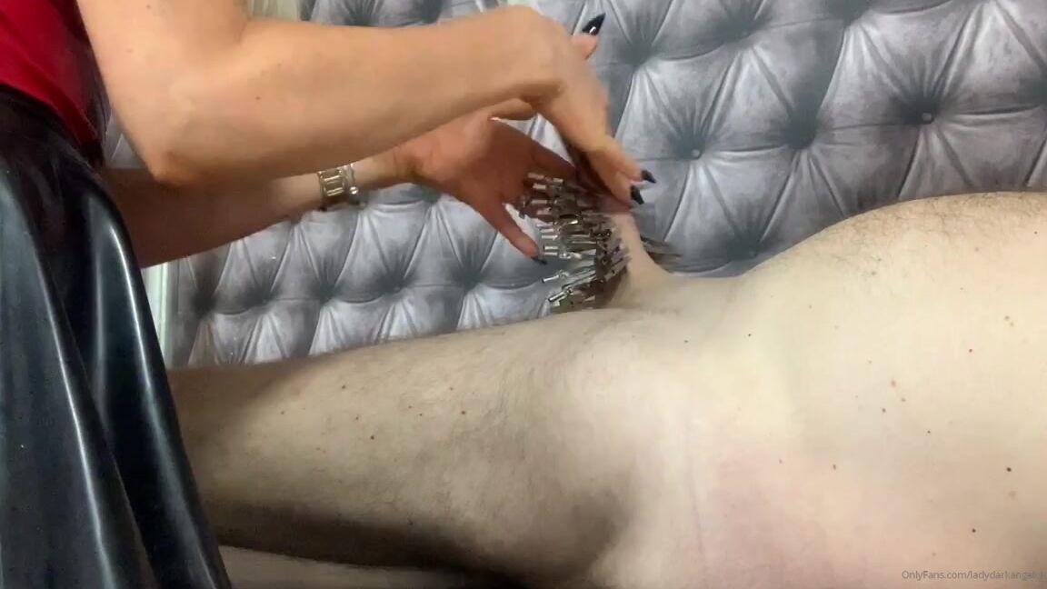 Ladydarkangeluk Onlyfans 58 Crocodile Clips Good Boy