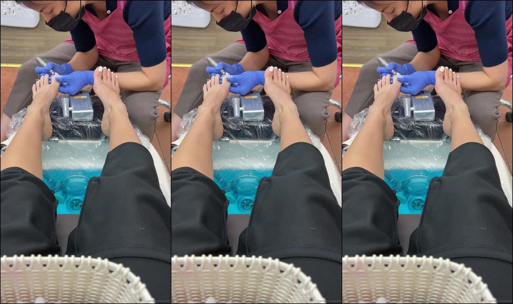 Alyagoddess Starting My Pedi