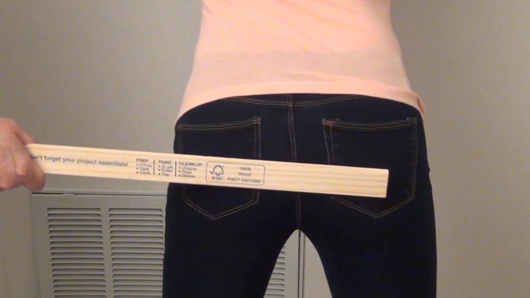 Cat, Full HD, amateurspankings as cat spanked with a paint stick Clips4Sale