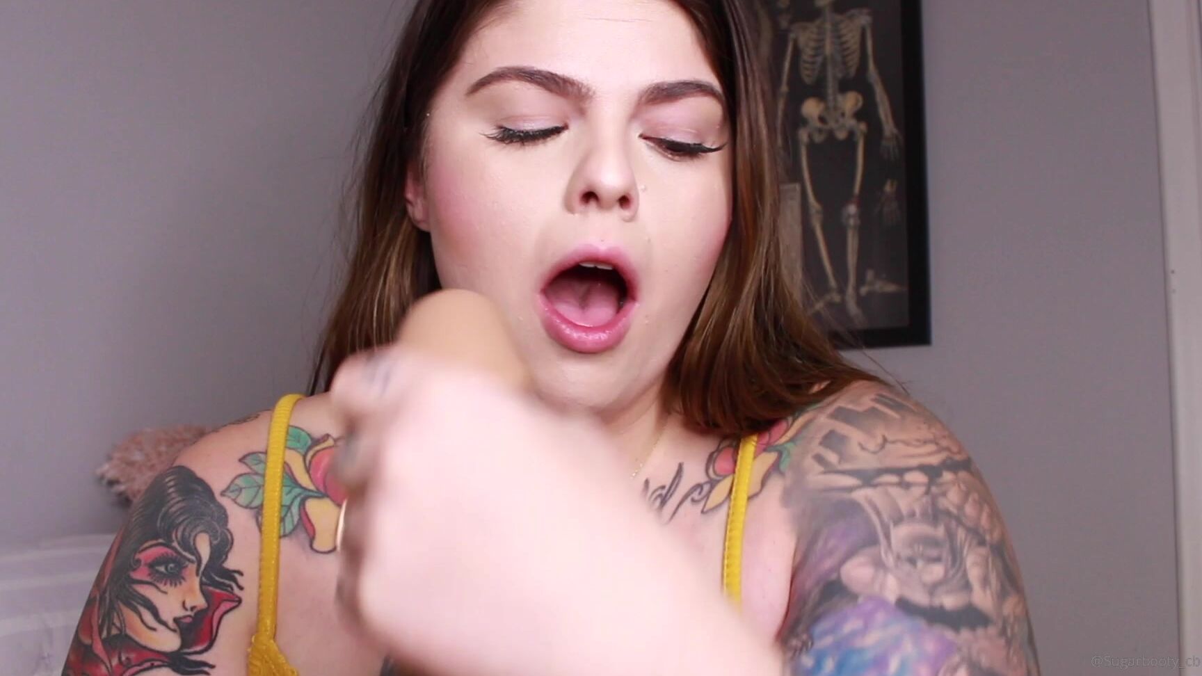 Sugarbooty Lately I Have Been Trying To Up My Deepthroat Blowjob Skills Do You Think I M Doing A Goo