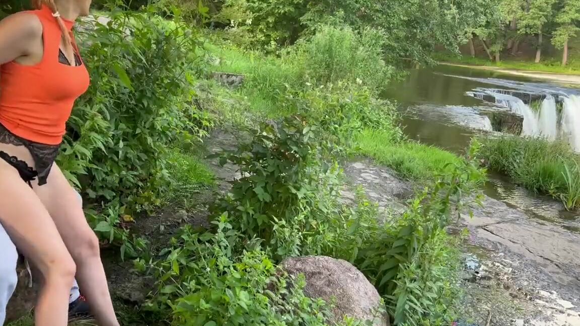 Alden Ivi Romantic sex in nature at the waterfall at dawn Pornhub