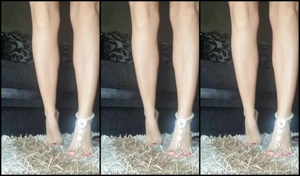 Goddess Samariel Nicknamed Krissamistress Onlyfans New Video Presenting My New Foot Jewlery Collection