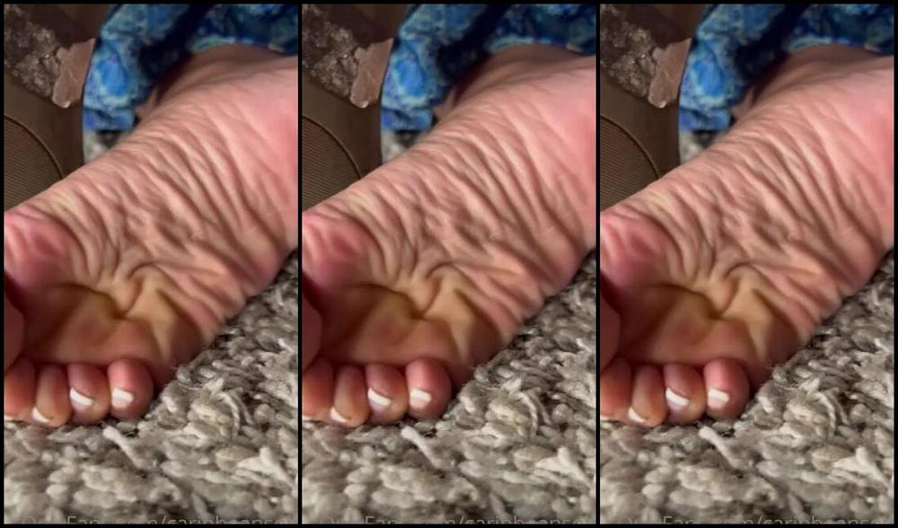 Caribbeansolez Onlyfans Just Some Foot Flexing And Toe Pointing Trying To Get My Soles As Wrinkled As They Can Be I Ll R 2P