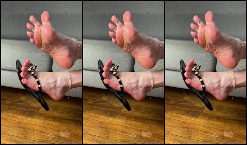 Fendi Feet Aka Goddessfendi Onlyfans Flip Flops In My New Pedi My Lovesssssp