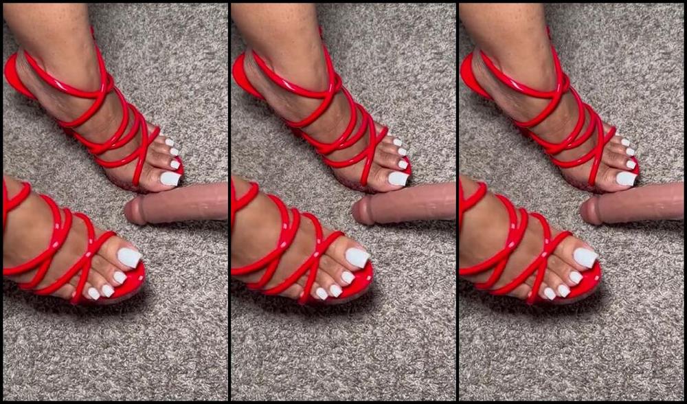 Queenjodiieetoes Aka Prettyfeetonly1800 Onlyfans A Little Fun In The Red Heels