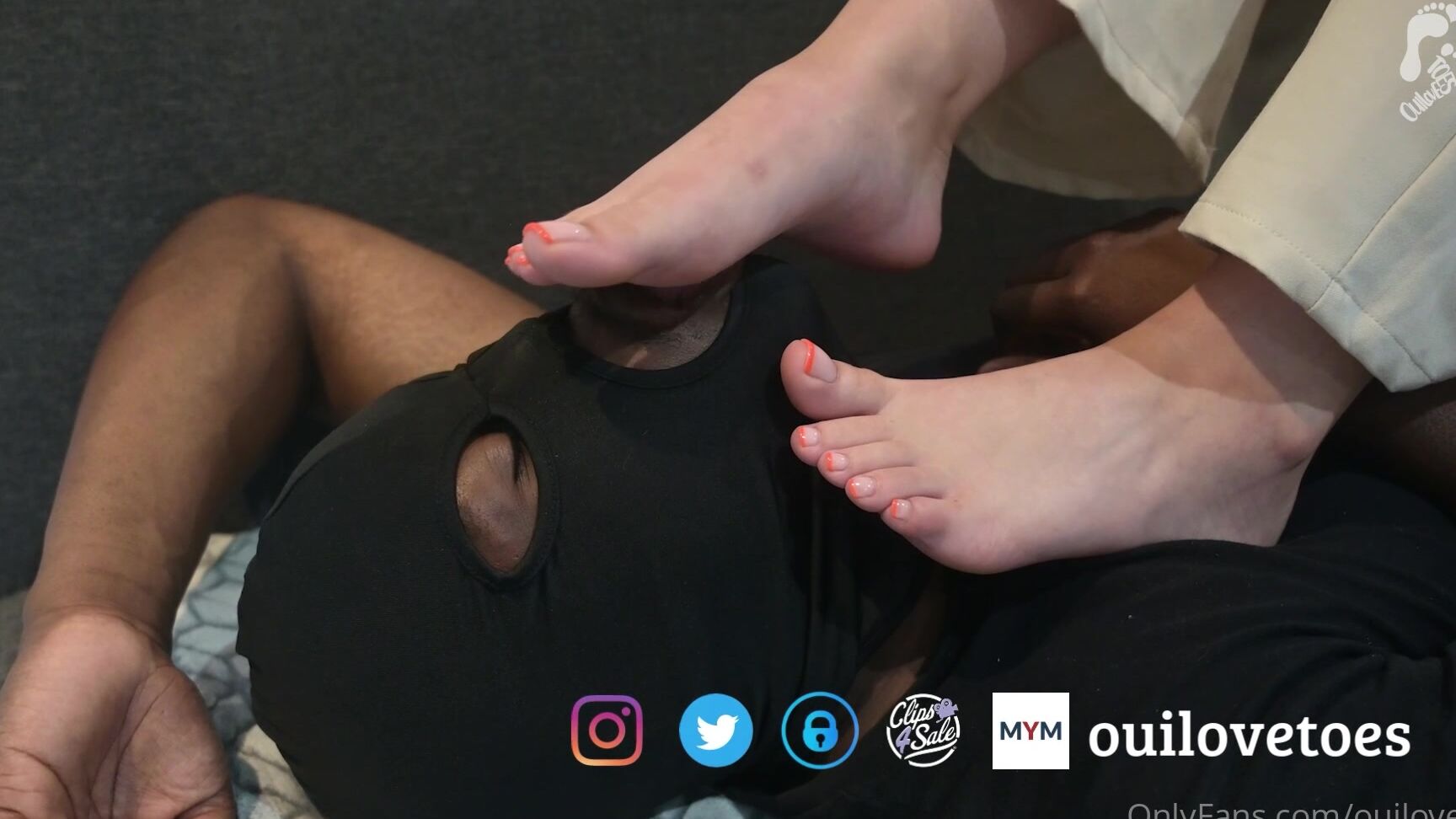 Ouilovetoes Foot Smothering And Worship With Emmaju