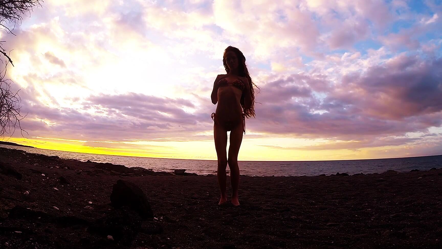 Redhead, Barefoot, Bikini, Nudity/Naked, Long Hair heather carolin sunset bikini naked dance at beach ManyVids