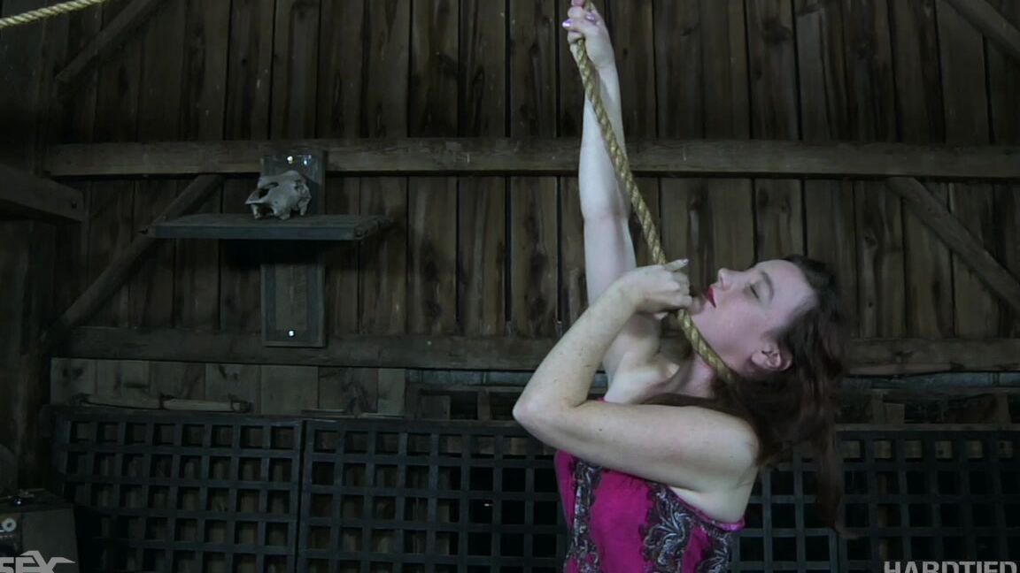 Humiliation, Whipping, Torture, BDSM Maggie Mead. Living Bondage Fantasy HardTied.com