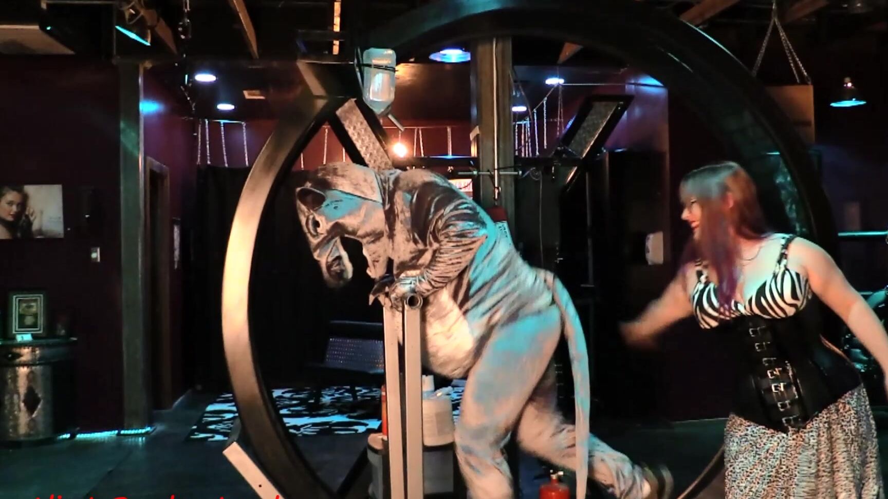 Hamster Wheel Humiliation HD AliceInBondageLand AliceInBondageLand