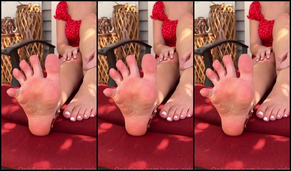 Sam Soles Nicknamed Sams Soles Onlyfans Your Barefoot Blonde Goddess 6