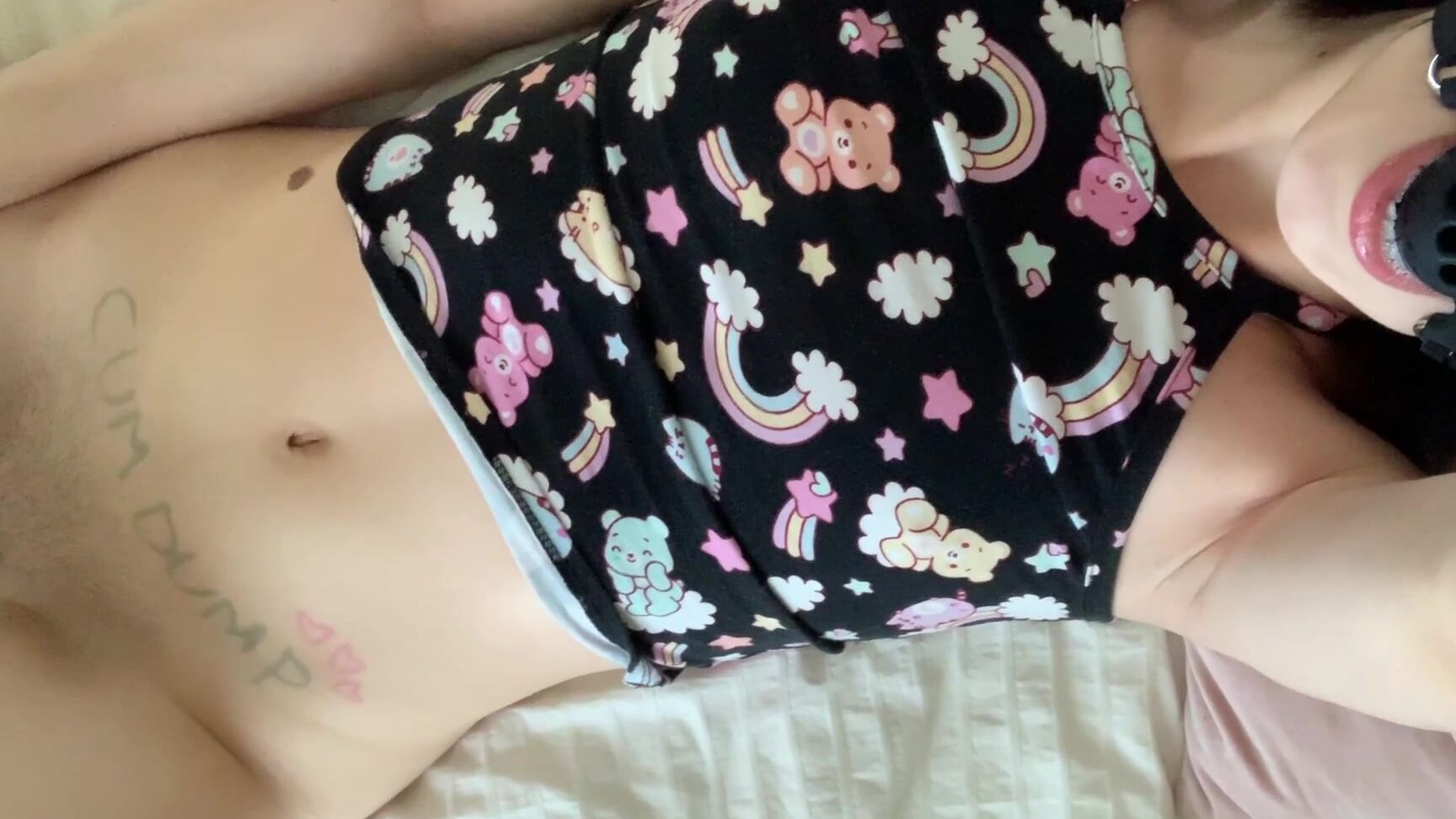 Florarodgers Lil Cum Dump Cums With Her Hitachi Ballgag Video