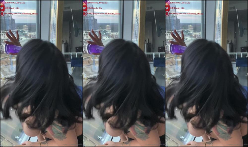 Brilliantly Divine Inch Purple Dildo Deepthroating For All M