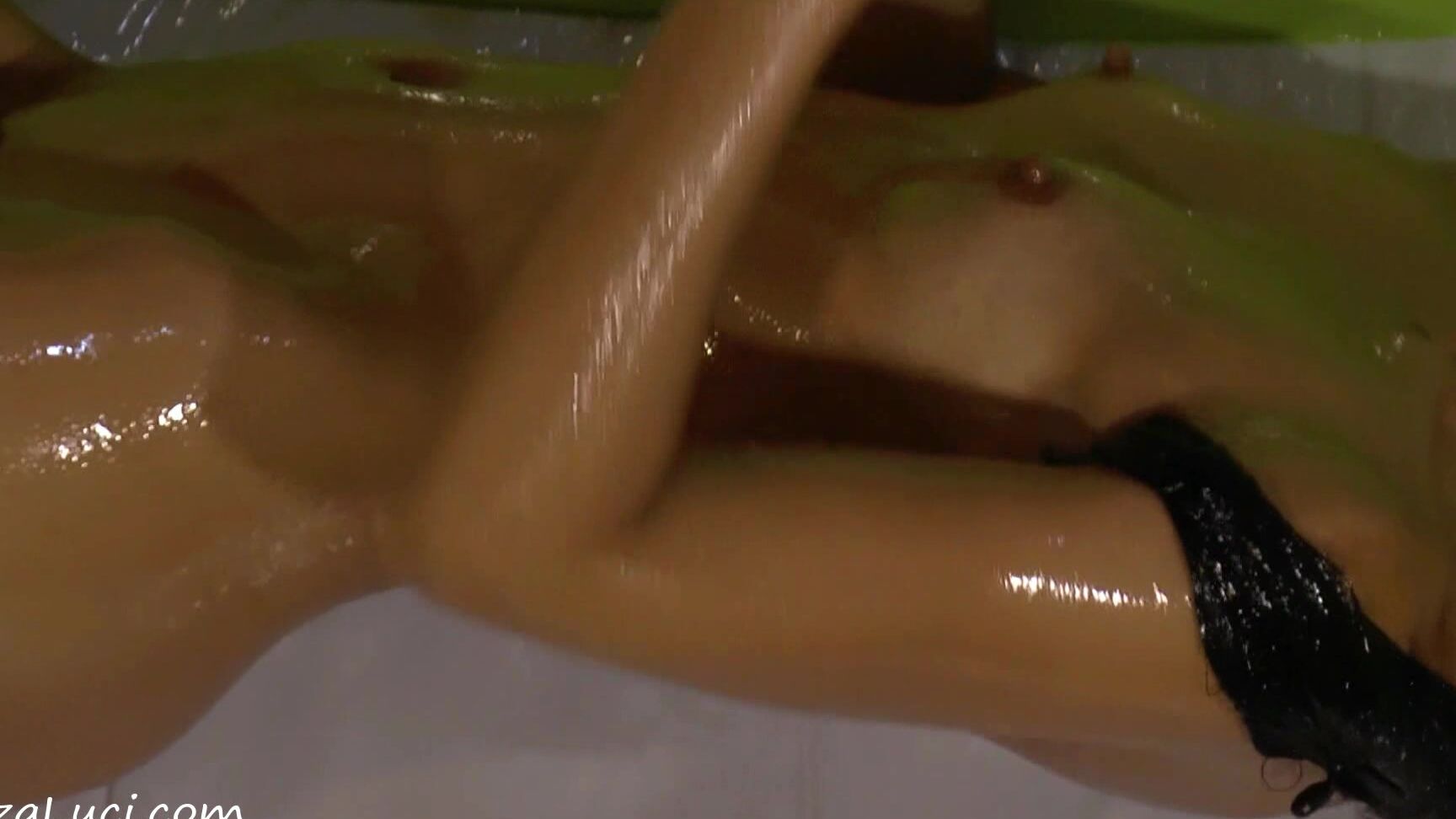 Hairy Bush, Lotion/Oil Fetish, Oil, Tan Bodies, Wet Look ibizaluci pool of oil ManyVids