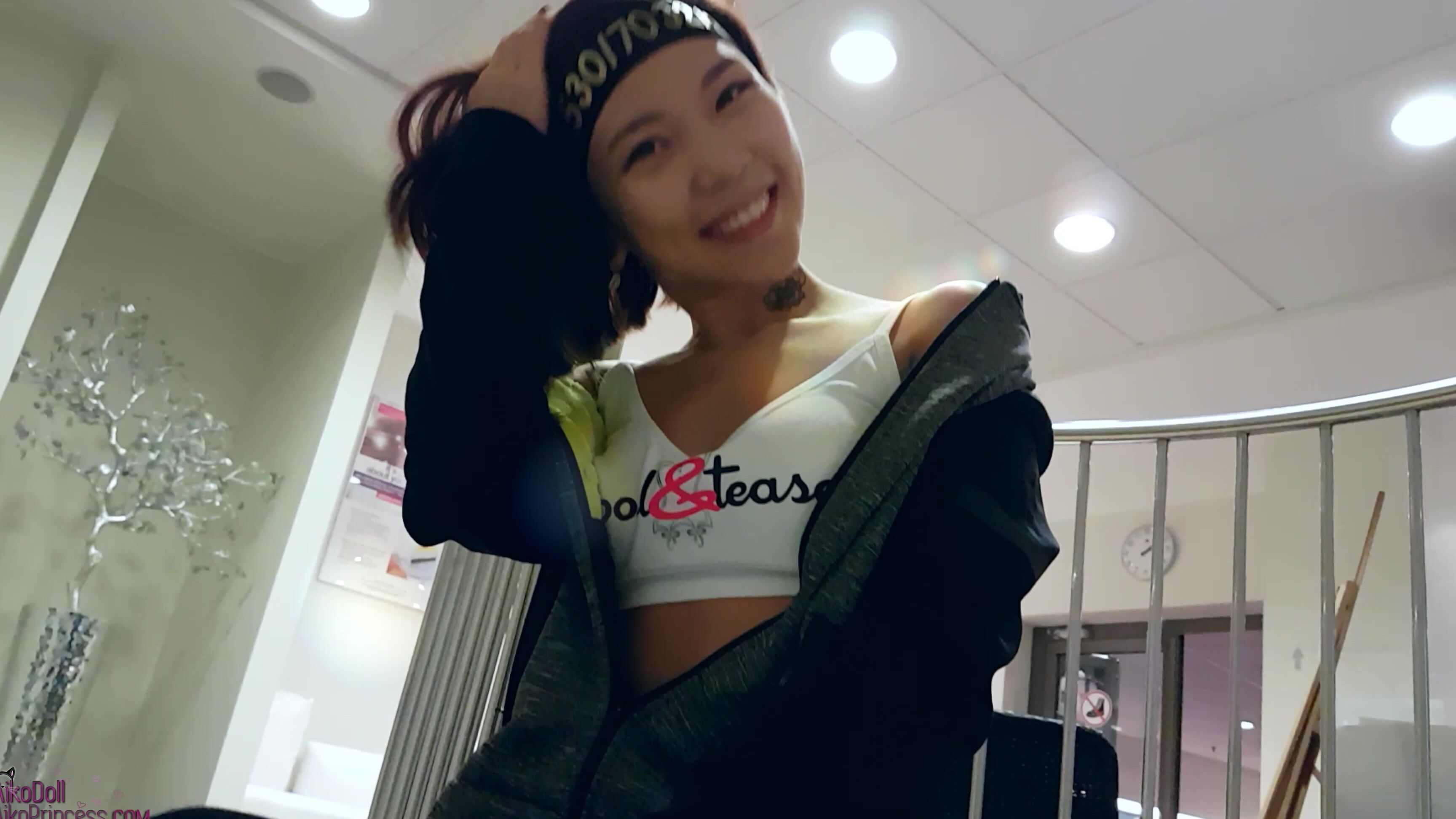 Asiandreamx Free K Gym Dance Tease