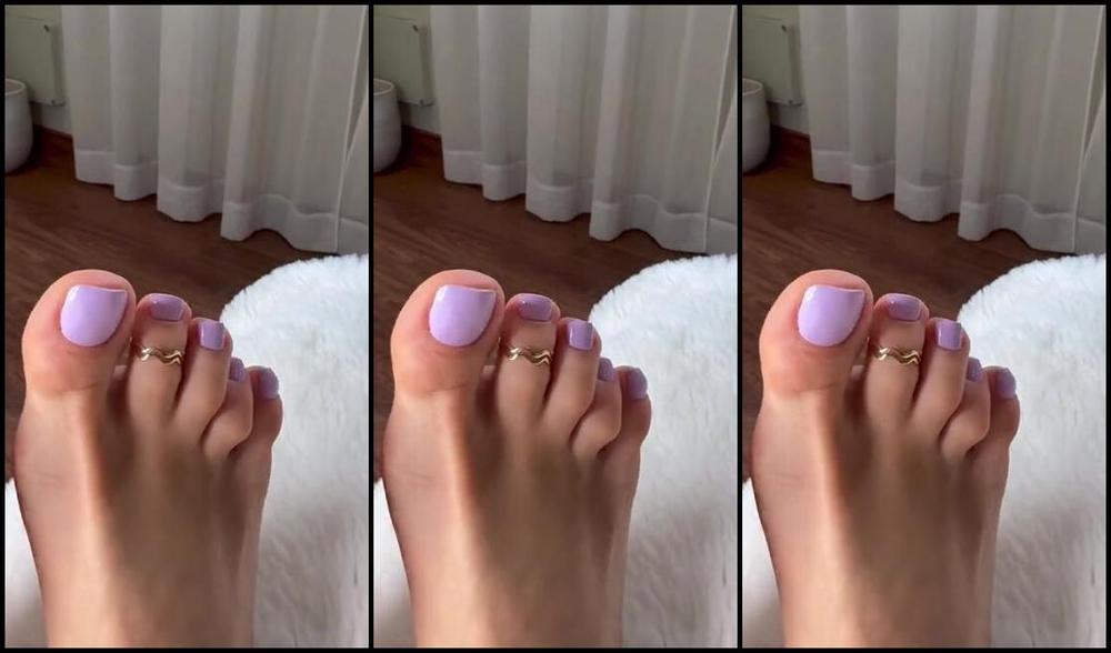 Simply Milena Nicknamed Simplymilena Onlyfans A Closer Look On My Pretty Lavender Toes