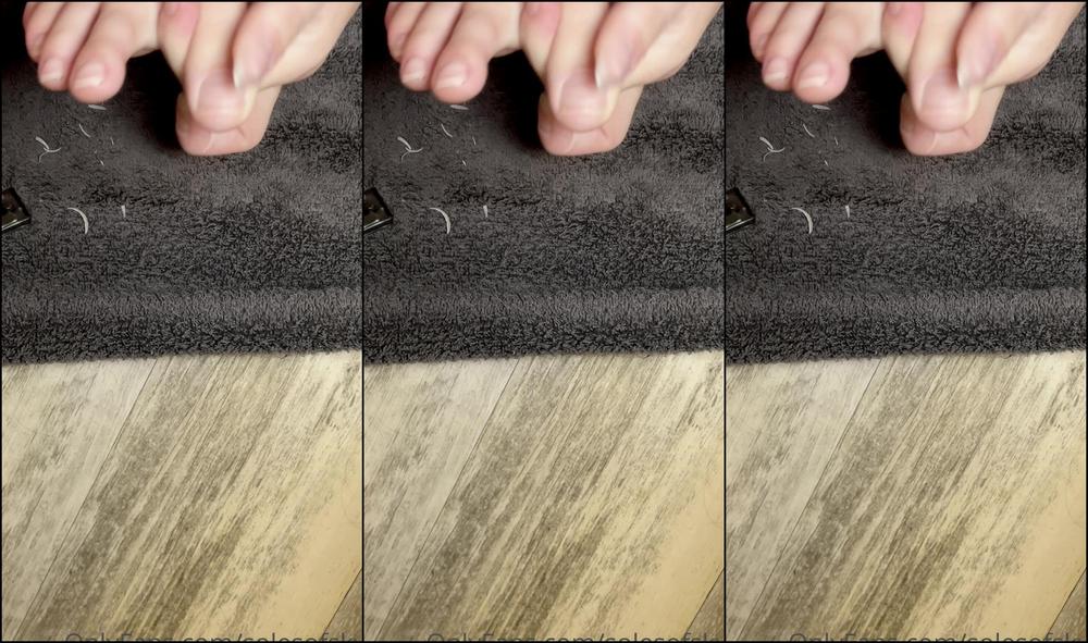 Solesofskye Clipping My Natural Nails And Creating More Foot Dust