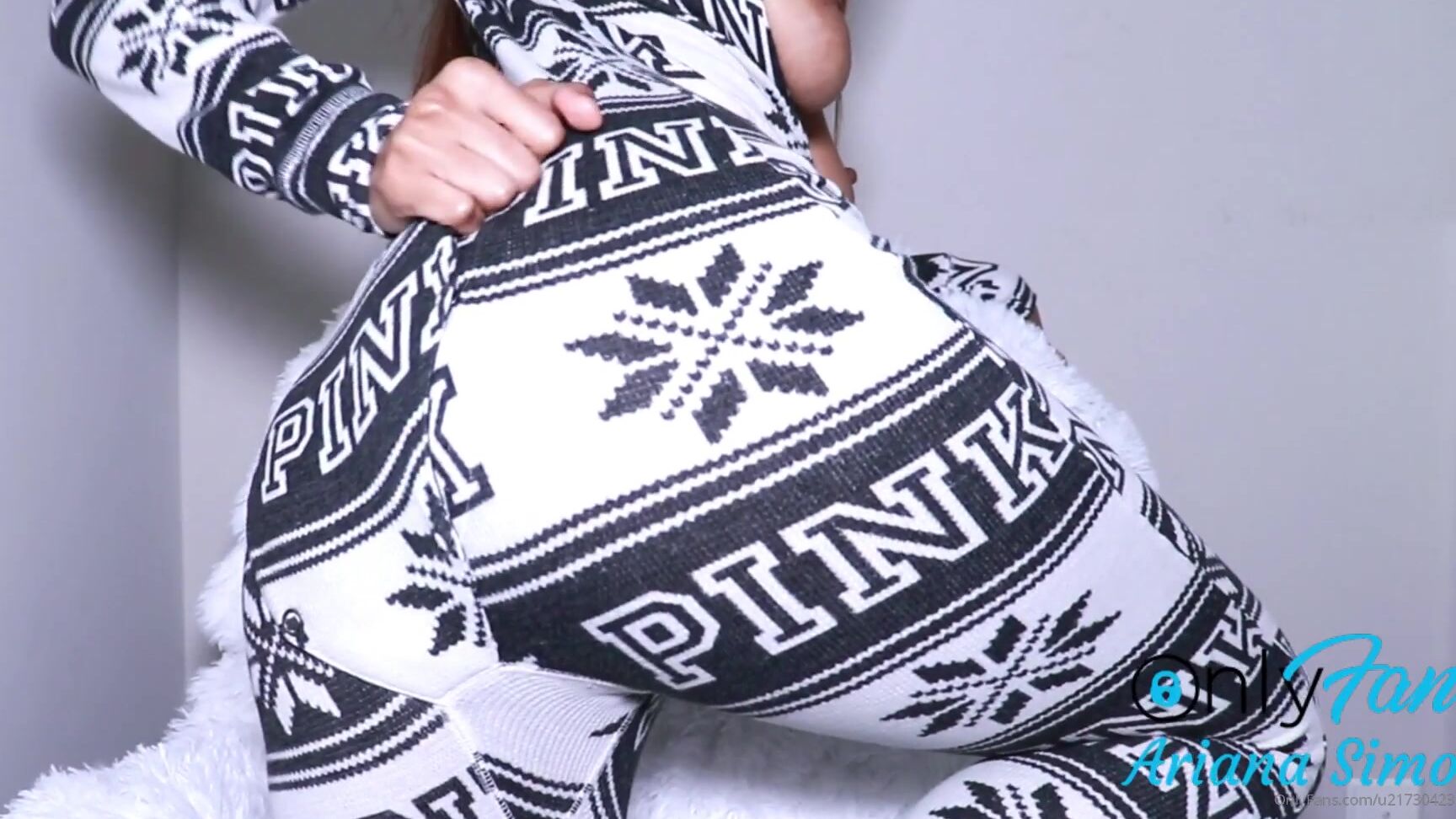 Arianasimon Playing With My Ass In A Onesie