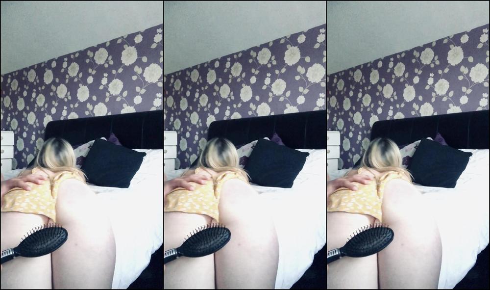 Charlotte, SD, Spanking Charlotte Play suit hairbrush spanking Clips4Sale