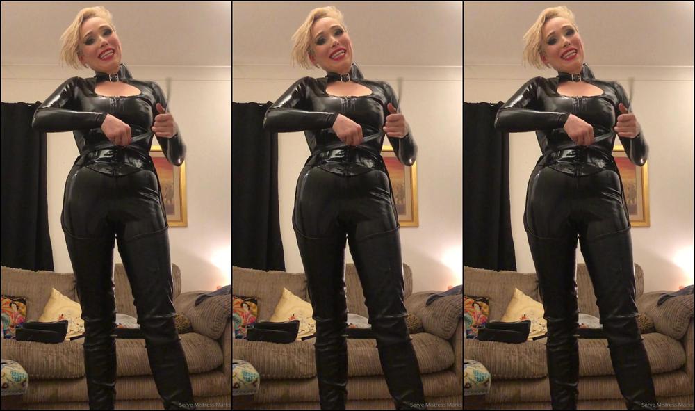 Miss Ruby Marks Peeling Off My Dripping Sweaty Latex