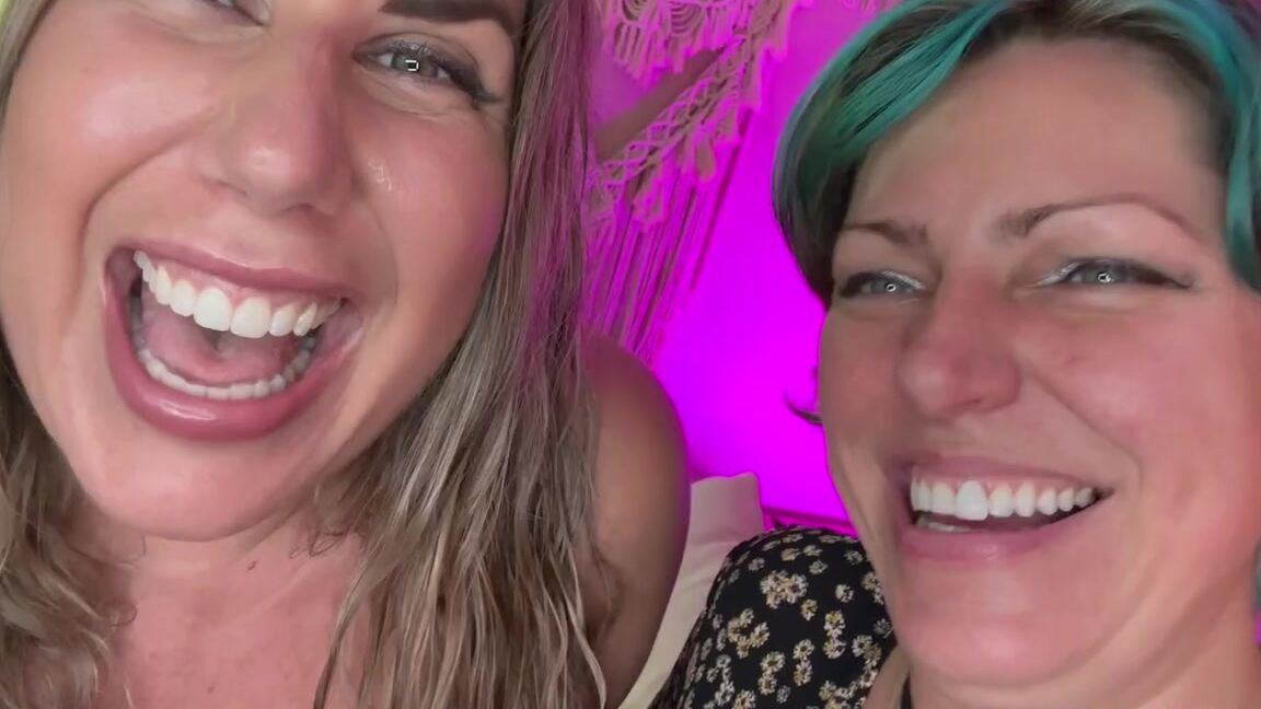 tall goddess gia amazons share a tiny snack_RR Clips4Sale